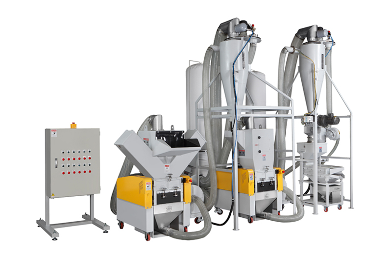 PVC Soft Pipe Crusher & Nylone Separation System